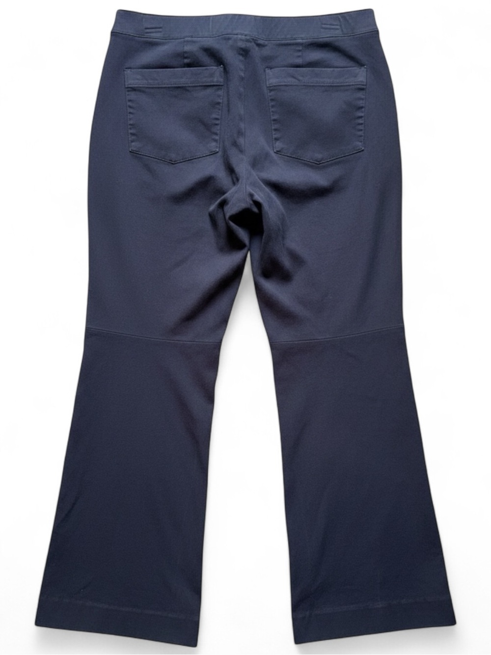 SPANX Navy Pull On Stretch Career Pants Size Large - Picture 2 of 5